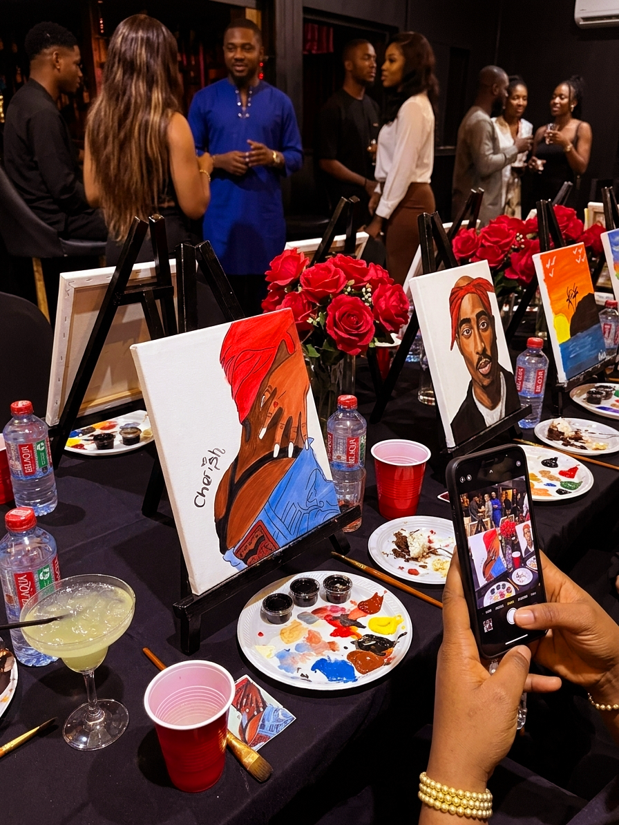 Community, canvases & cocktails.
